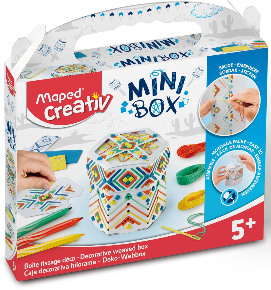Creativ Decorated String Art Storage Mini Box – Maped Helix USA