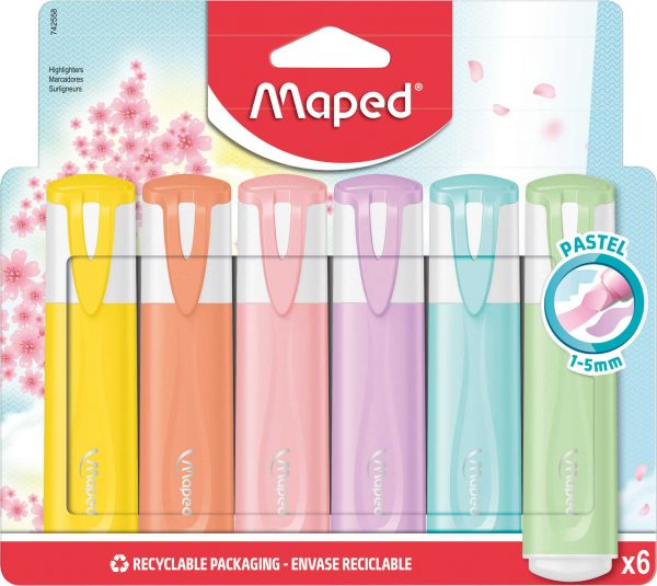 Gomma Maped Technic 600 Ds, Confezione Da 2, Senza Polvere - Ideale Per Ufficio E Scuola