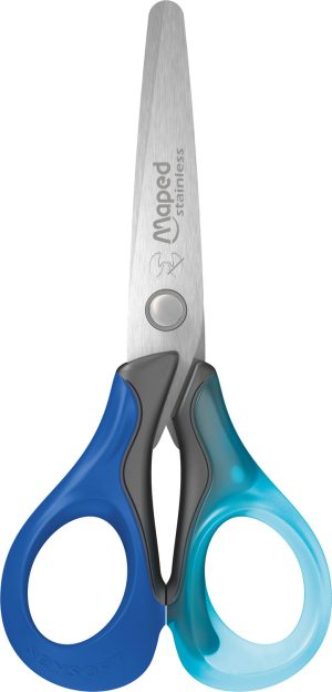 Sensoft Left-Handed School Scissors 5″ – Maped Helix USA